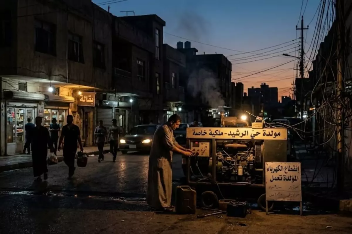 İraqın hər yerində elektrik enerjisi kəsilib