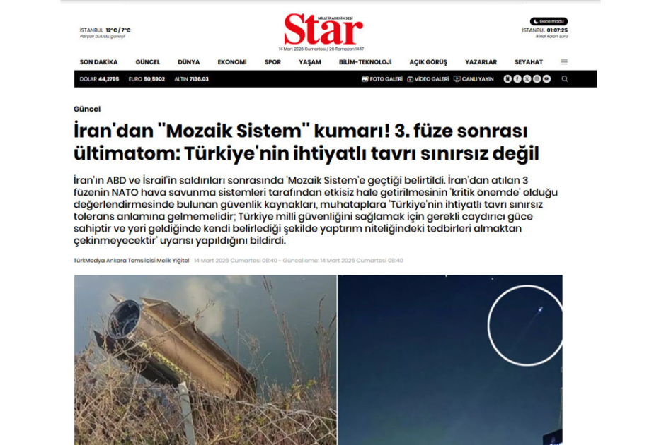 Türkiyəyə raketlər hansı ərazilərdən atılıb?
