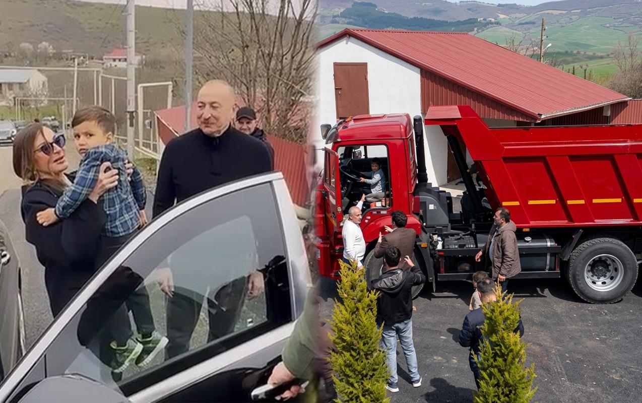 PREZİDENT O AİLƏYƏ “KAMAZ” HƏDİYYƏ ETDİ - Balaca Ayaz istəmişdi