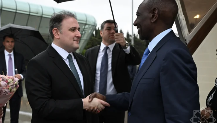 Keniya Prezidenti Azərbaycana səfərə gəlib