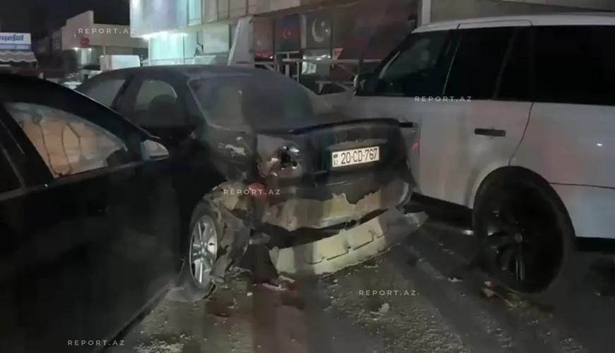 Sarayda zəncirvari QƏZA - FOTOLAR