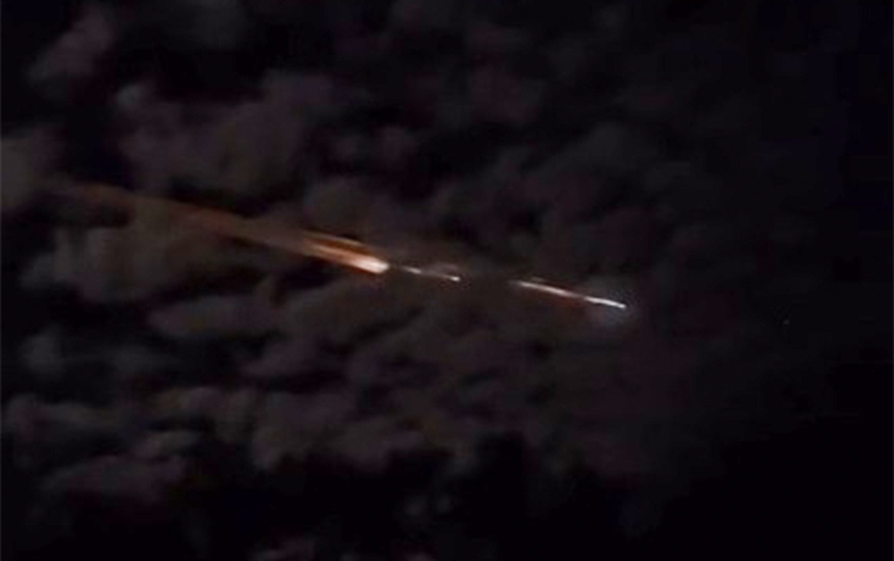 Laçında meteorit yağışı - Video