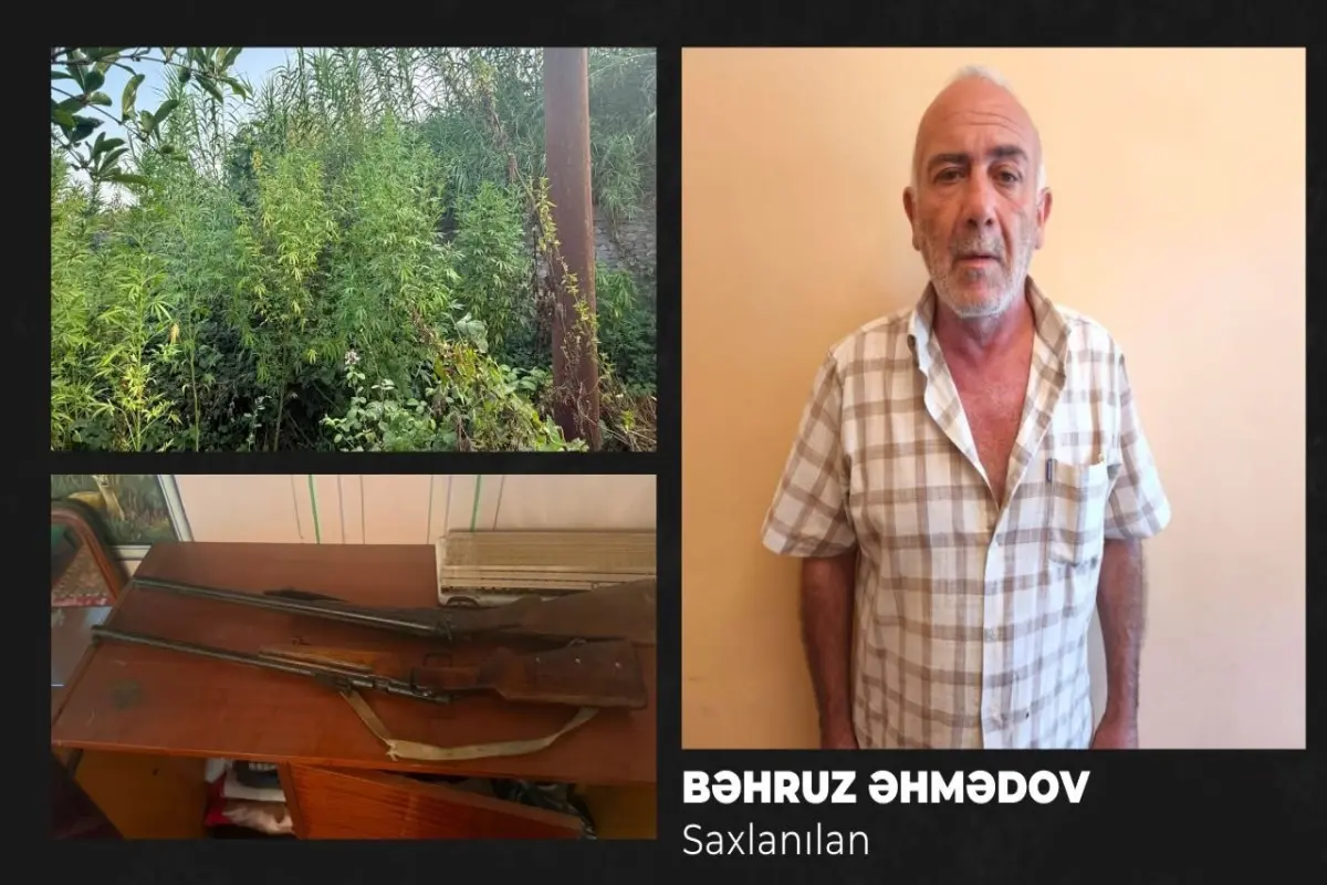 Qanunsuz odlu silah saxlamaqda şübhəli bilinən şəxs saxlanılıb
