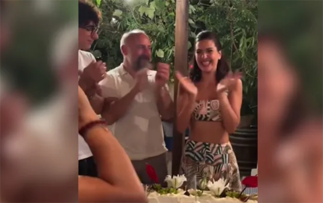 Bergüzar 44 yaşını belə qeyd etdi - Video