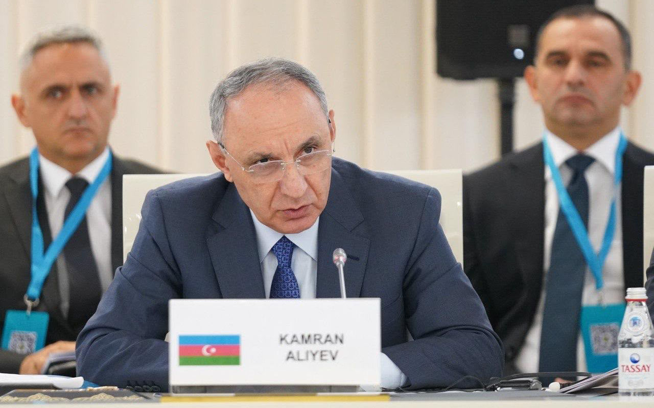 Kamran Əliyev Qazaxıstanda mühüm toplantıda - Fotolar