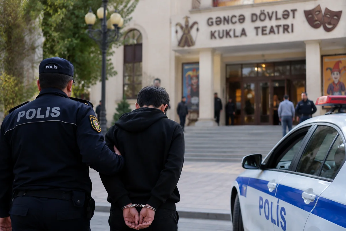 Gəncədə teatrın mühafizəçisi bıçaqlandı: 15 yaşlı oğlan şübhəli bilinir