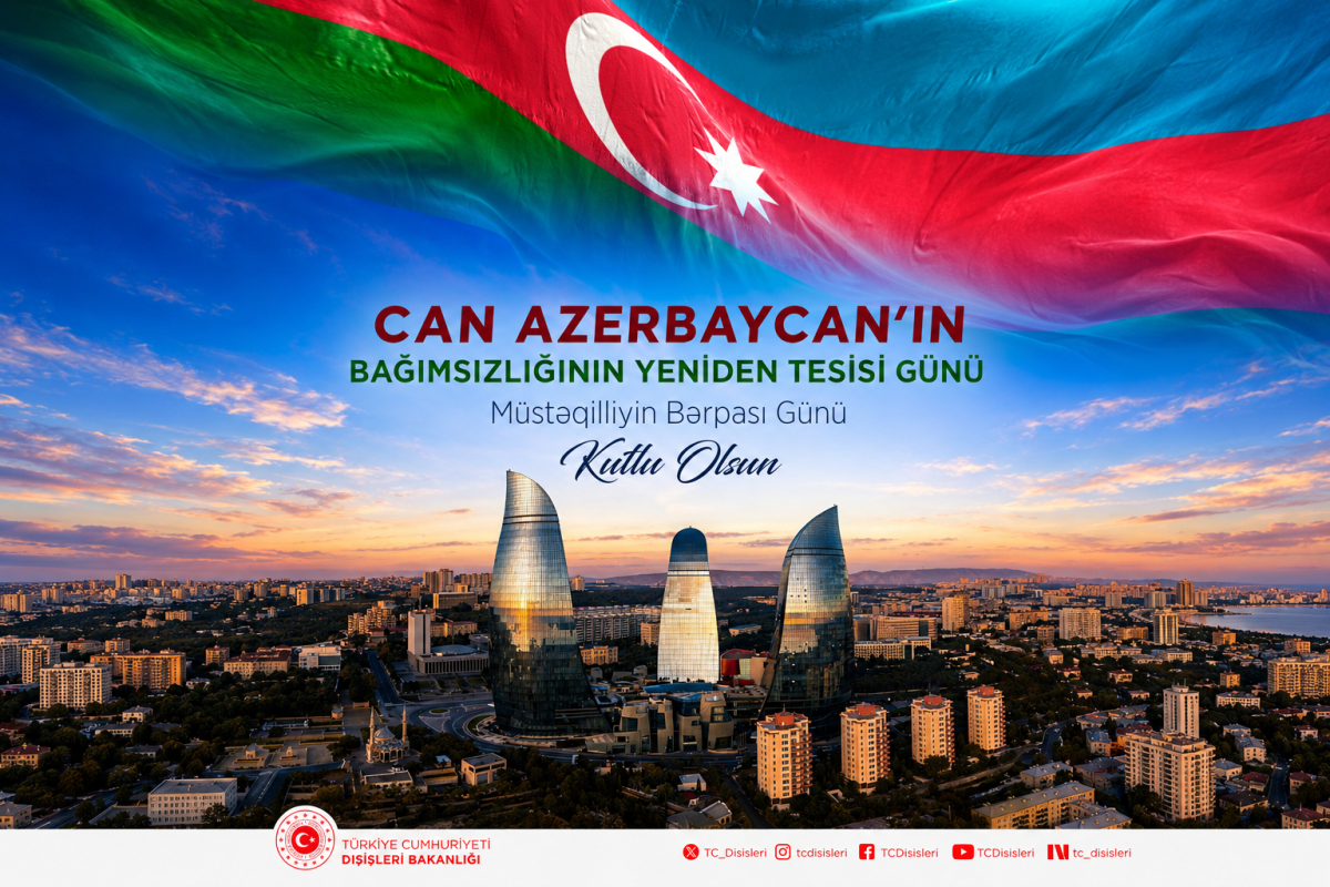 Türkiyənin Xarici İşlər Nazirliyi Azərbaycanı təbrik etdi