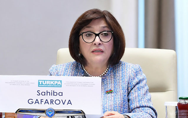 Sahibə Qafarova TÜRKPA-nın 15-ci plenar iclasında çıxış etdi - Fotolar