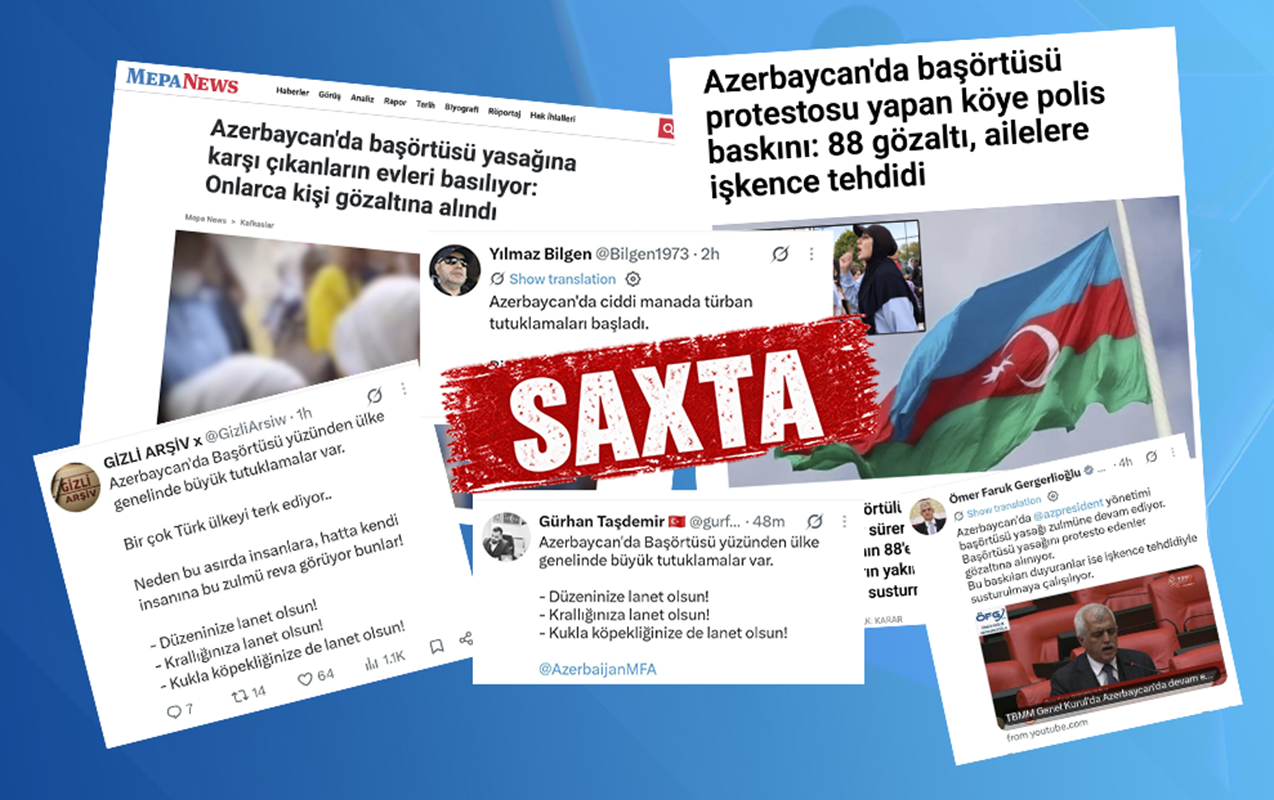 Şuradan Türkiyə mediasındakı iddialara - Sərt reaksiya