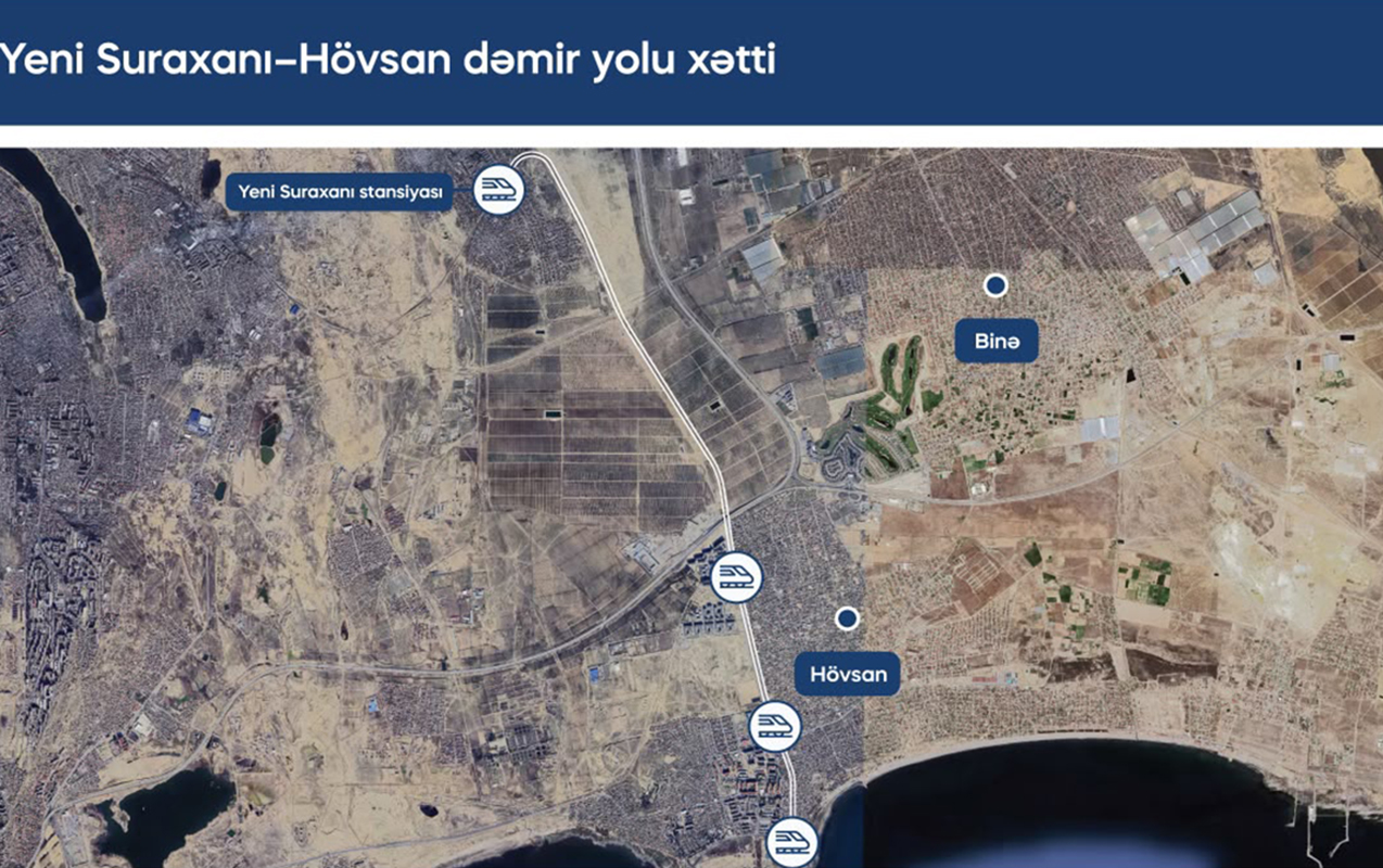 Yeni Suraxanı-Hövsan xəttinin bərpası davam etdirilir