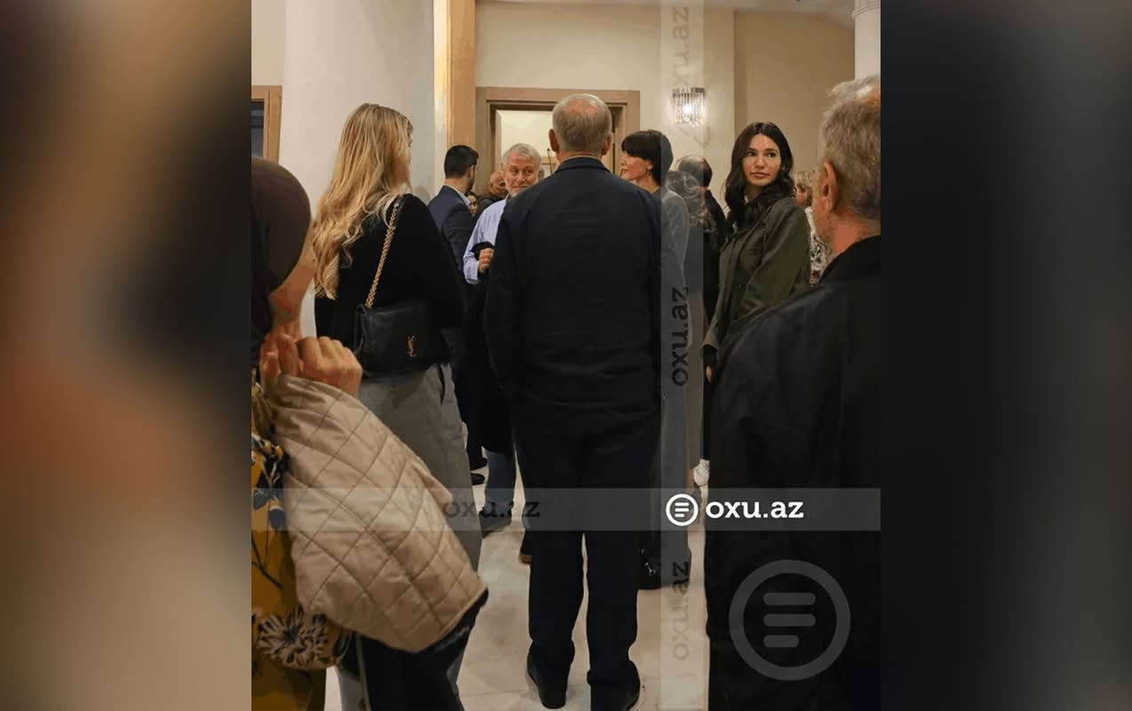 Abramoviçin Bakıdan fotosu - Bu dəfə tək deyil
