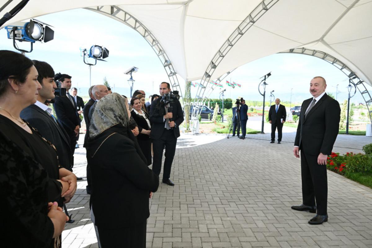 "İkinci mərhələdə Kəngərlidə daha çox ev tikiləcək" - Prezident