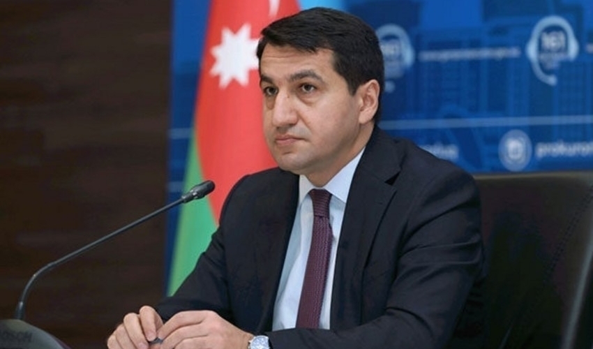 Hikmət Hacıyev Zəngəzur dəhlizindən FOTO paylaşdı