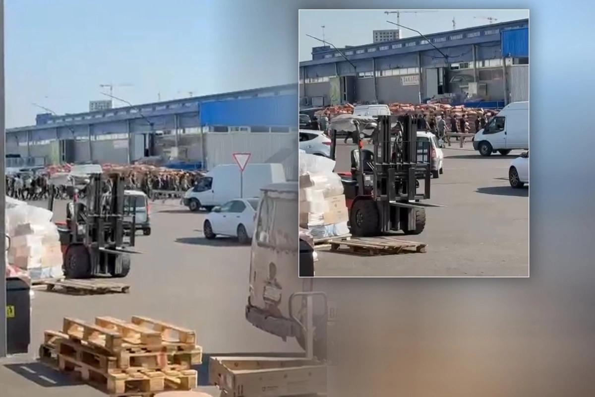 OMON Moskva bazarında azərbaycanlıları kütləvi şəkildə saxlayıb