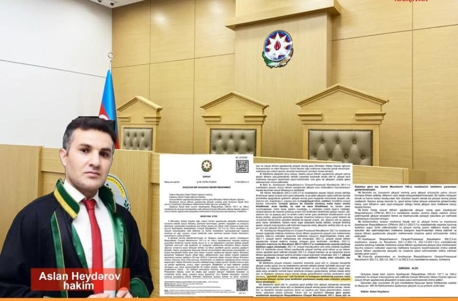 Naxçıvandakı hakimlərdən ibrətamiz davranış - DAHA BİR HAKİM SİFARİŞLİ İŞƏ ÇIXMAQDAN İMTİNA ETDİ
