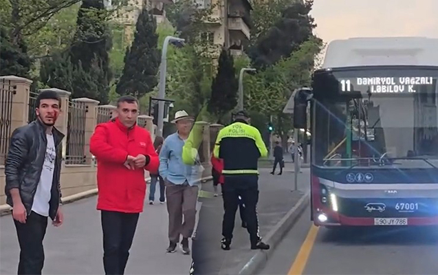 Piyadanı döyən "BakuBus" sürücüsü İŞDƏN ÇIXARILDI