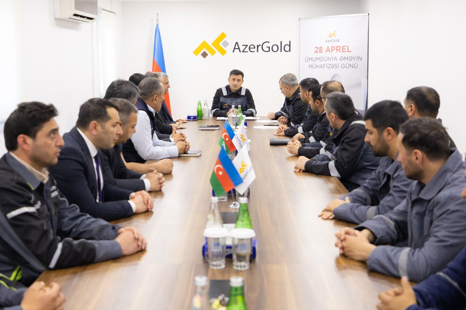 “AzerGold” QSC-də Ümumdünya Əməyin Mühafizəsi Günü qeyd olunub - FOTO