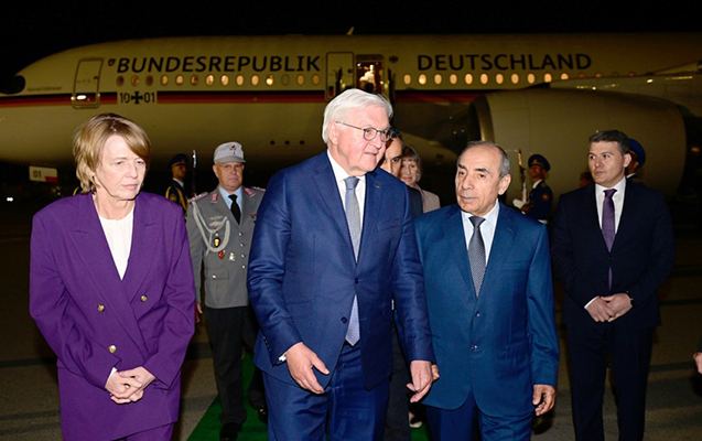 Almaniya Prezidenti Azərbaycana GƏLDİ
