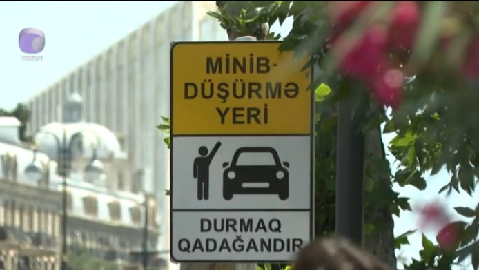 Avtobus zolaqlarına giriş-çıxışa icazə verilir (VİDEO)