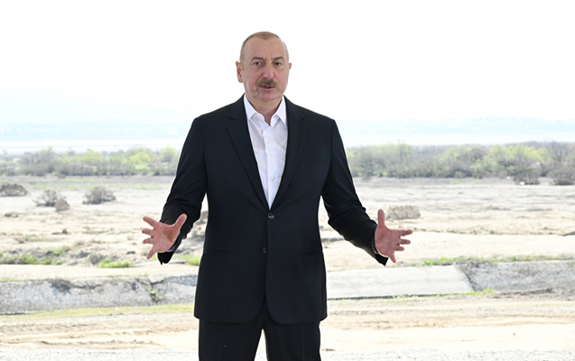 Prezident Ağdamda açılışda iştirak etdi