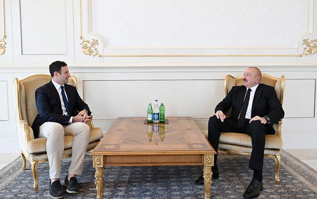 İlham Əliyev Cared Koheni qəbul etdi - Fotolar