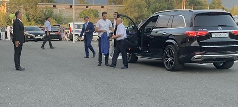 Kəmaləddin Heydərov futbol matçında - FOTO