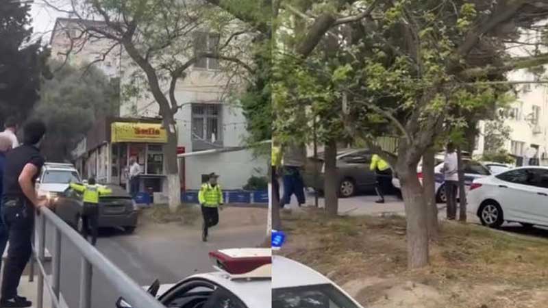Bakıda “Prius”u polislərin üstünə sürən şəxsin məhkəməsi başlayır