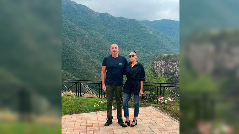 Mehriban Əliyeva Kəlbəcər və Laçından paylaşım edib (FOTO)