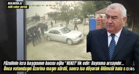 İcra başçısının bacısı oğlu Füzulidə “REKET” lik edir – Dayısına arxayındır…- VİDEO