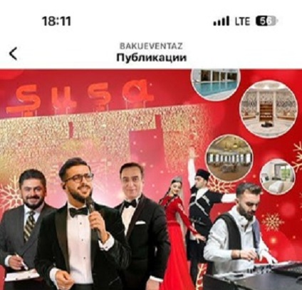 ŞUŞA ADI İLƏ ALVER EDƏN "BAKU- EVENT"İN 2 GÜNƏ 3500 MANATLIQ ABBAS BAĞIROV FONOQRAMLI KONSERTİ
