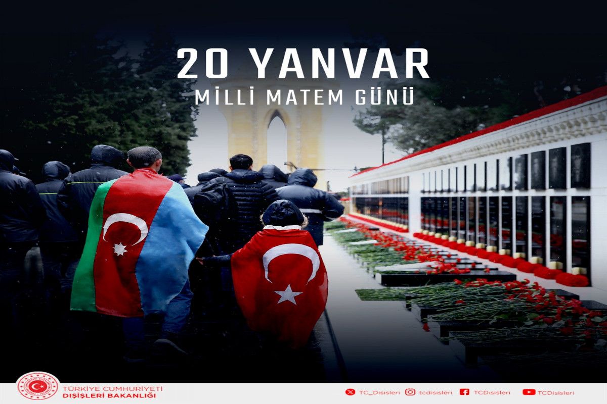 Türkiyə XİN 20 Yanvarla bağlı paylaşım etdi