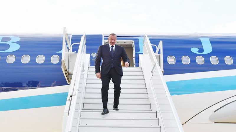 İlham Əliyev Tacikistana səfərə getdi