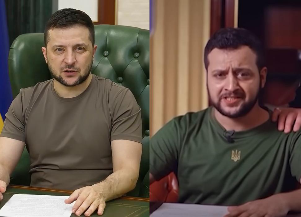 Kadırov Zelenskinin oxşarını tapıb ona "kapitulyasiya" imzalatdı - VİDEO