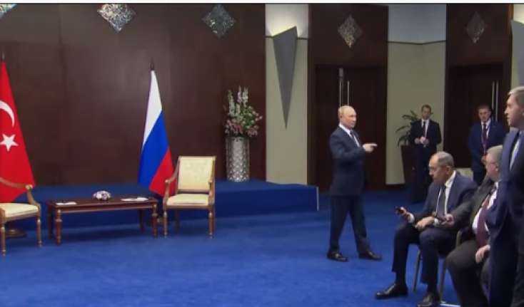 Putin yenə Ərdoğanı gözlədi - Həmin anlar kameraya belə yansıdı / VİDEO