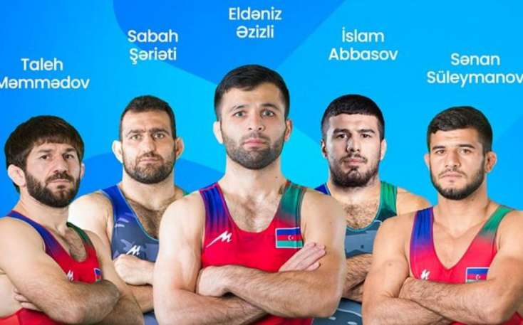 Azərbaycan güləşçisi erməniyə qalib gələrək finala çıxdı - FOTO