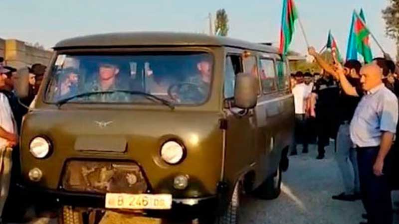 Şəhid olan gizirimiz son mənzilə yola salındı (VIDEO)