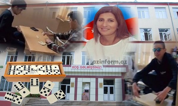 Təhsilə yeni "tövhə" - 145 saylı məktəbin şagirdləri sinifdə domino çırpır - VİDEO