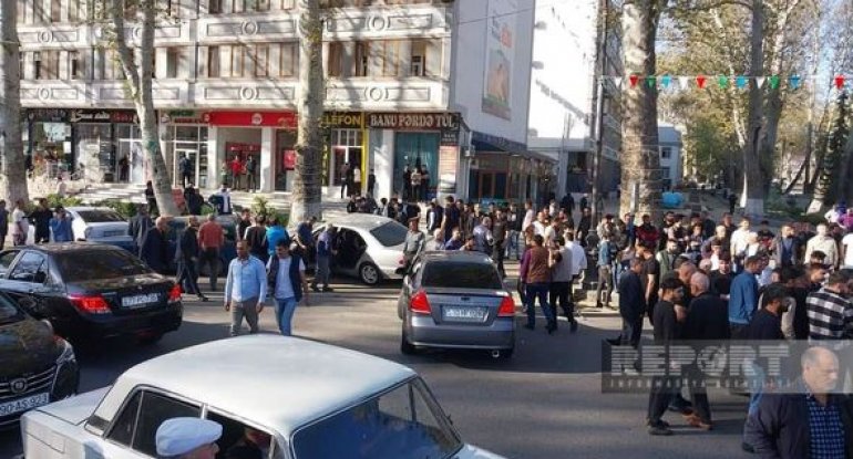 Göyçayda dörd avtomobil toqquşdu: Xəsarət alanlar var - FOTO