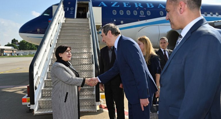 Sahibə Qafarova Serbiyaya getdi
