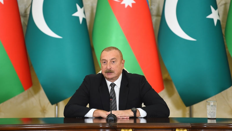 Prezident: "Ermənistan rəsmi olaraq bəyan etdiklərini kağız üzərində həkk etməlidir ki, Qarabağ Azərbaycandır!"