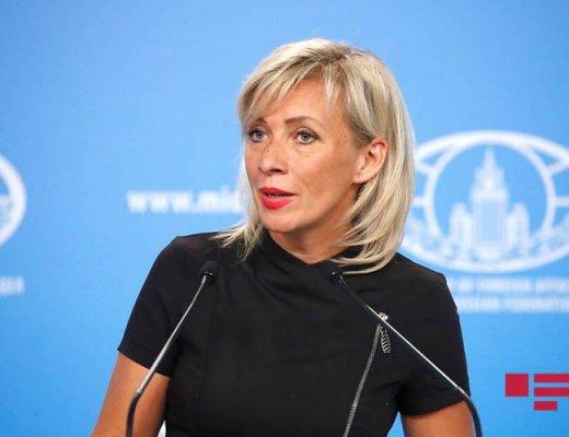 Zaxarova: "Kiyev rejiminə dünyada sülh və sabitlik lazım deyil"