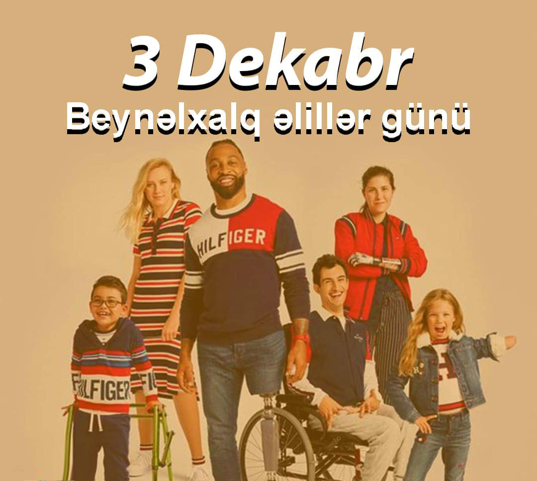 3 Dekabr - Beynəlxalq Əlillər Günüdür