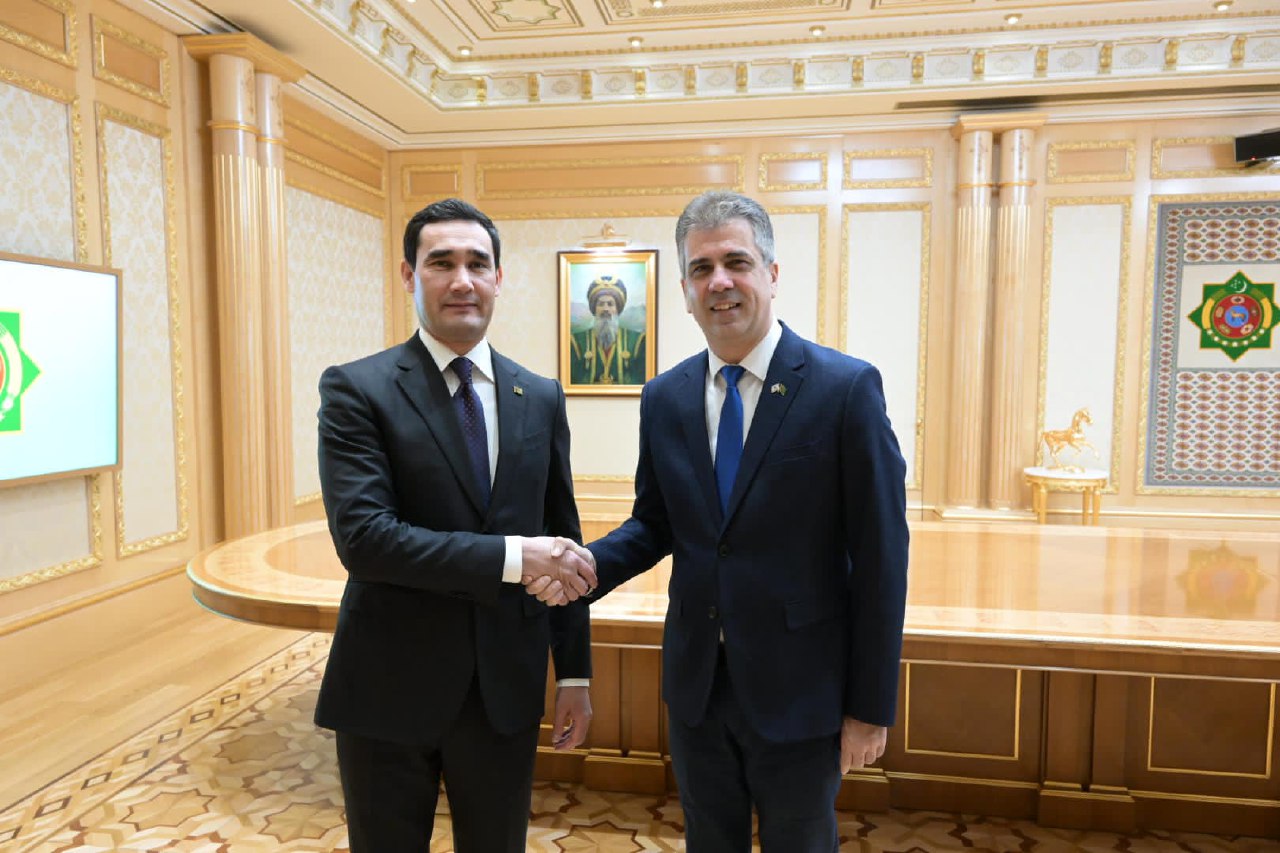 İsrailin XİN rəhbəri Koen Türkmənistan prezidenti ilə görüşüb