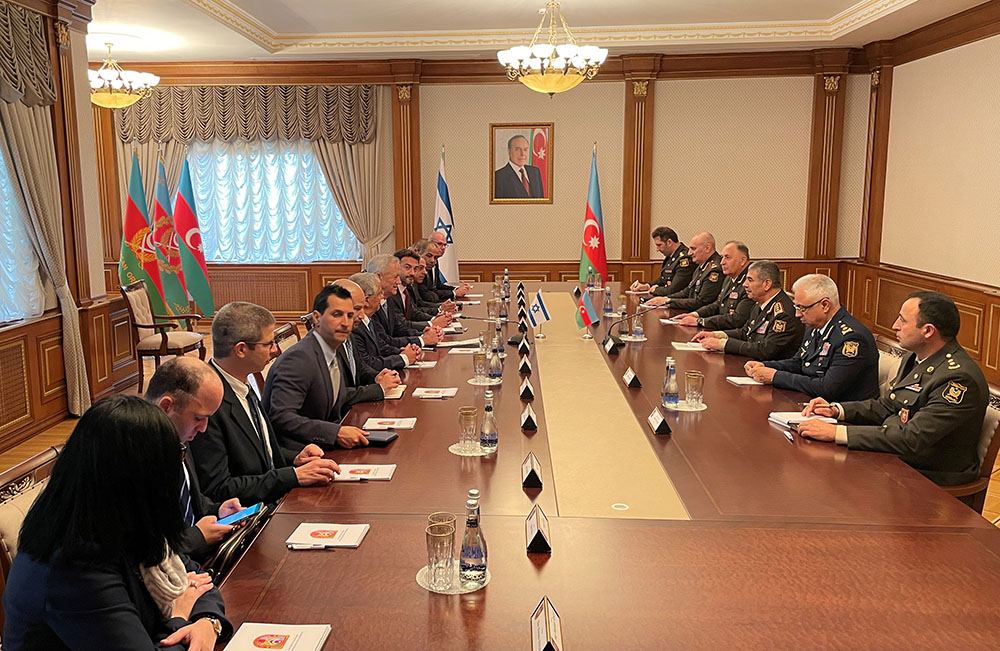 Azərbaycan ilə İsrail arasında hərbi əməkdaşlıq müzakirə edilib (FOTO/VİDEO)