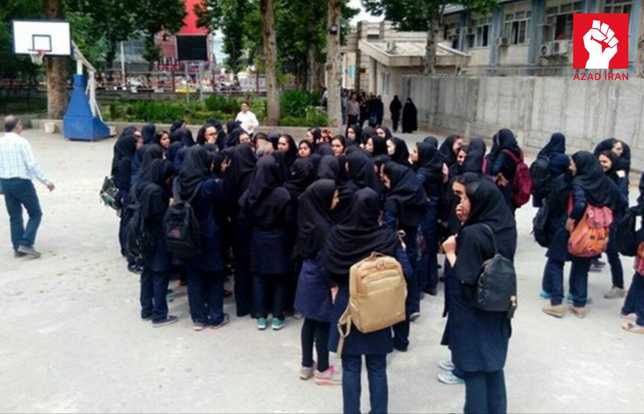 Molla rejiminin Güney Azərbaycan məktəblilərinə qarşı zəhərli terror hücumu davam edir