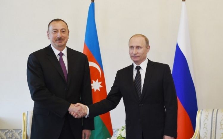 İlham Əliyev Putinlə görüşdü