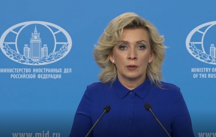Zaxarovadan Makrona sual: "Bu, vəziyyətin gərginləşməsinə səbəb olmayacaq?"