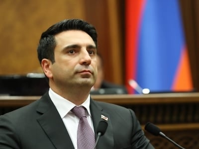 Ermənistan parlamentinin spikeri Alen Simonyan: İran Ermənistanı sevdiyi üçün yox, öz marağı üçün dəstəkləyir