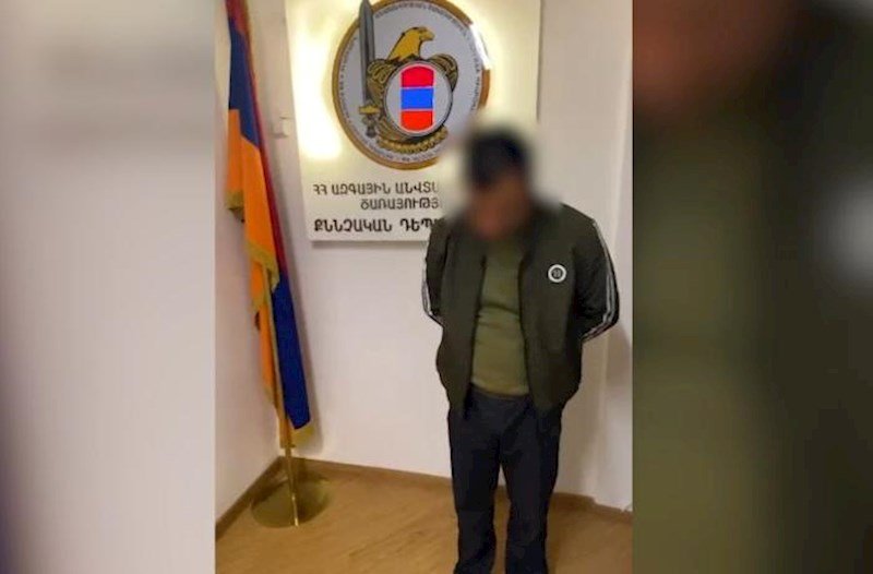 Qarşı tərəfə məlumat ötürən erməni hərbçi tutuldu - Video