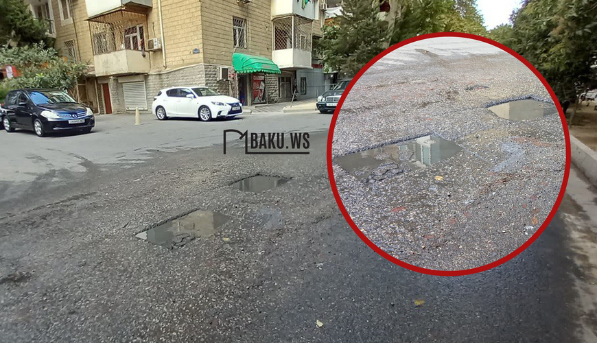 Bakının mərkəzində içməli su küçəyə axıdılır? - İDDİA - FOTO